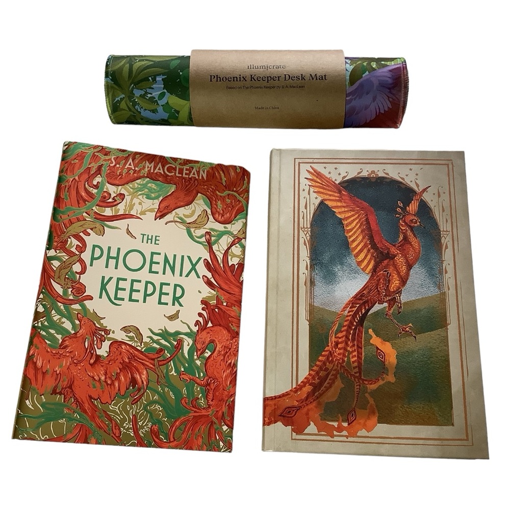 The Phoenix Keeper Illumicrate Special Edition Signed with Desk Mat Unread
